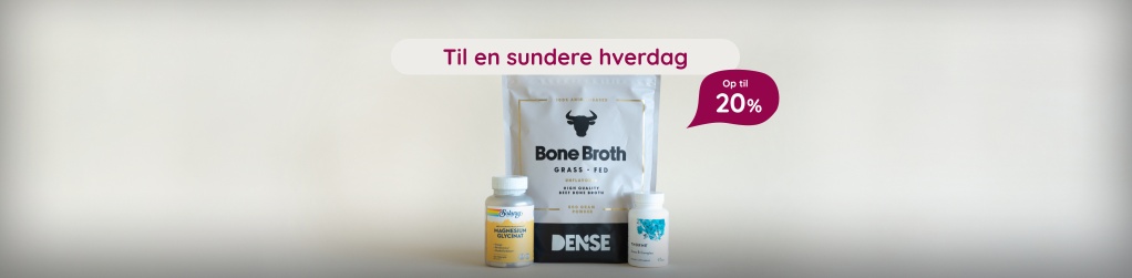 Kosttilskud - Op til 20 %